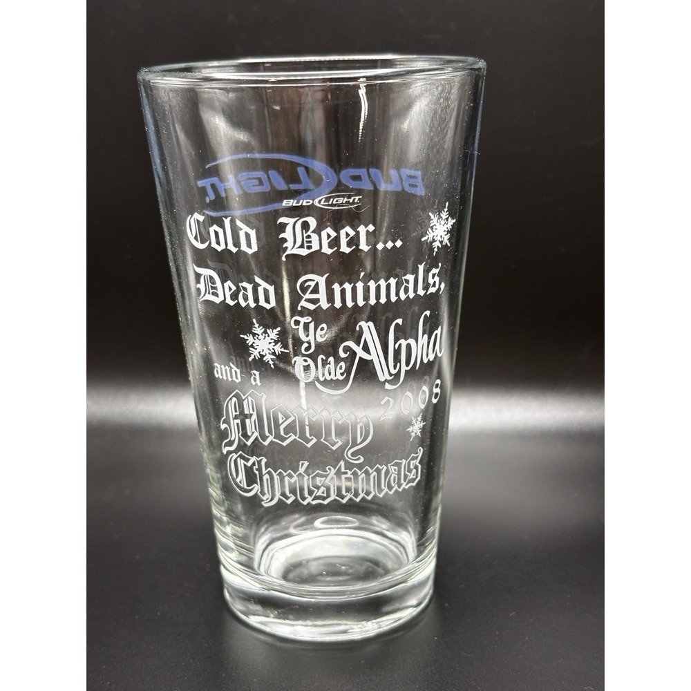 2008 Ye Olde Alpha Restaurant Wheeling WV Beer Glass